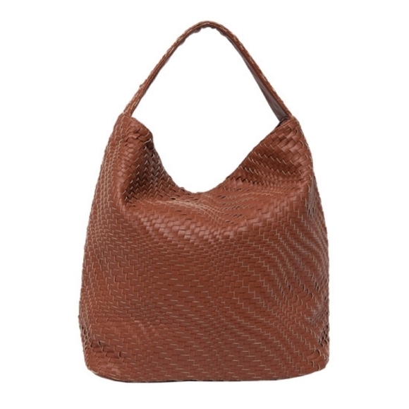 Deux Lux Woven Hobo Shoulder Bag - Picture 1 of 10